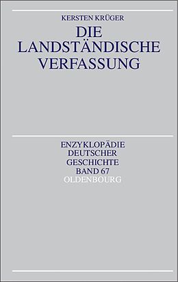 E-Book (pdf) Die Landständische Verfassung von Kersten Krüger