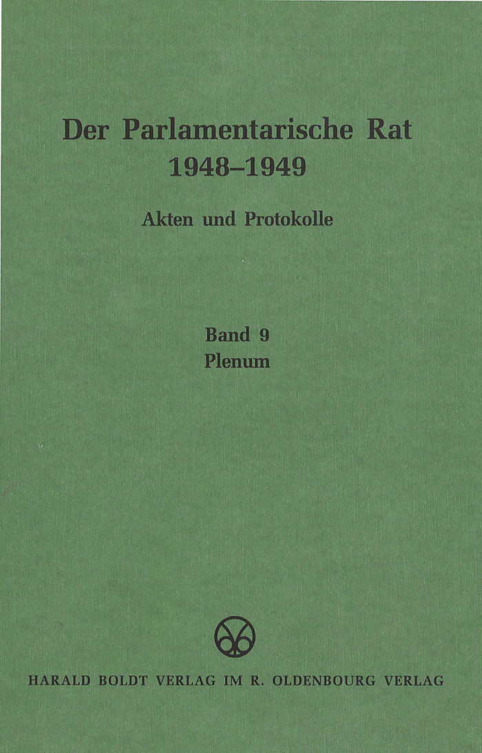 Der Parlamentarische Rat 1948-1949 / Plenum