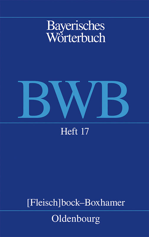Bayerisches Wörterbuch (BWB) / [Fleisch]bock  Boxhamer