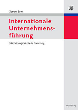 E-Book (pdf) Internationale Unternehmensführung von Clemens Büter