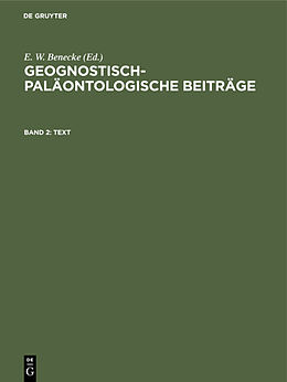 E-Book (pdf) Geognostisch-Paläontologische Beiträge / Text von 