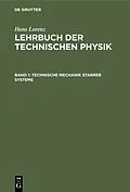PDF Technische Mechanik starrer Systeme von Hans Lorenz
