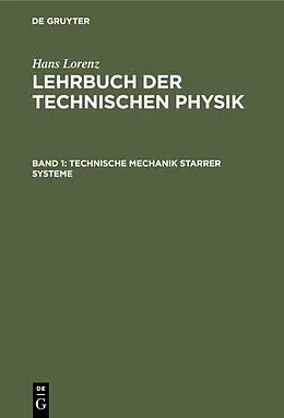 PDF Technische Mechanik starrer Systeme von Hans Lorenz