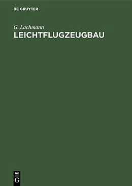 E-Book (pdf) Leichtflugzeugbau von G. Lachmann