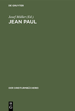 Fester Einband Jean Paul von 