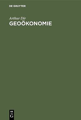 Fester Einband Geoökonomie von Arthur Dix