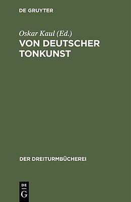 E-Book (pdf) Von deutscher Tonkunst von 