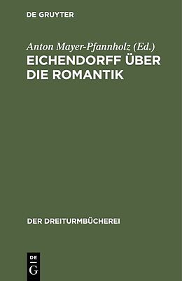 E-Book (pdf) Eichendorff über die Romantik von 