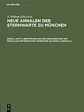 PDF Bestimmung der Deklinationen der auf Parallaxe untersuchten Sterne der AG Zone XI (Berlin A) von 