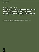 PDF Jahrbuch der Wissenschaftlichen Gesellschaft für Luftfahrt 1925 von [unknown]