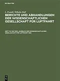 E-Book (pdf) Jahrbuch der Wissenschaftlichen Gesellschaft für Luftfahrt 1925 von L. Prandtl, Wilhelm Hoff