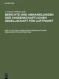 E-Book (pdf) Jahrbuch der Wissenschaftlichen Gesellschaft für Luftfahrt 1926 von L. Prandtl, Wilhelm Hoff