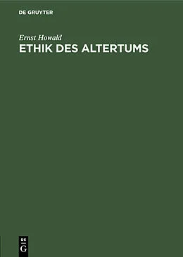 E-Book (pdf) Ethik des Altertums von Ernst Howald