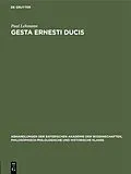 E-Book (pdf) Gesta Ernesti ducis von Paul Lehmann