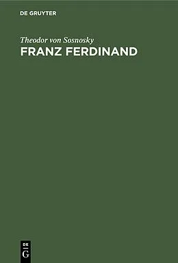 E-Book (pdf) Franz Ferdinand von Theodor von Sosnosky