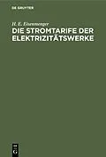 E-Book (pdf) Die Stromtarife der Elektrizitätswerke von H. E. Eisenmenger