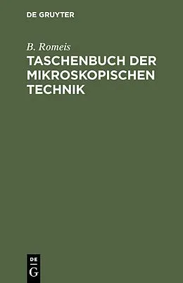 E-Book (pdf) Taschenbuch der mikroskopischen Technik von B. Romeis