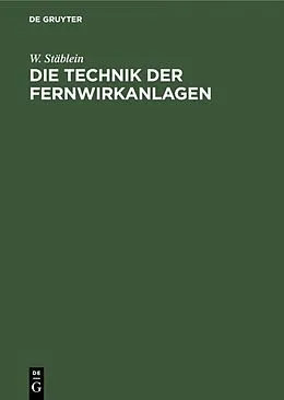 E-Book (pdf) Die Technik der Fernwirkanlagen von W. Stäblein