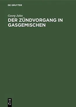 E-Book (pdf) Der Zündvorgang in Gasgemischen von Georg Jahn
