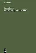 E-Book (pdf) Mystik und Lyrik von Edgar Hederer