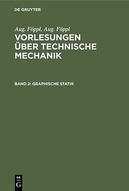 PDF Graphische Statik von Aug. Föppl