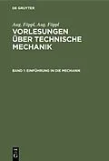 PDF Einführung in die Mechanik von Aug. Föppl