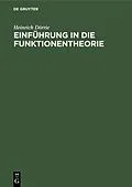 E-Book (pdf) Einführung in die Funktionentheorie von Heinrich Dörrie