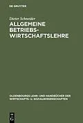E-Book (pdf) Allgemeine Betriebswirtschaftslehre von Dieter Schneider