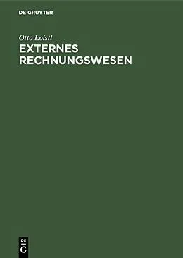 PDF Externes Rechnungswesen von Otto Loistl