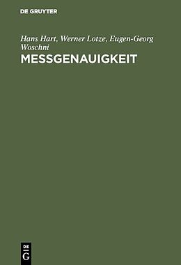 E-Book (pdf) Meßgenauigkeit von Hans Hart, Werner Lotze, Eugen-Georg Woschni