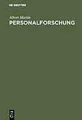 E-Book (pdf) Personalforschung von Albert Martin