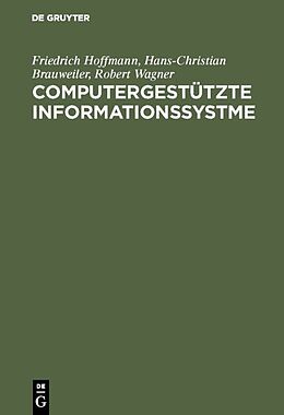 E-Book (pdf) Computergestützte Informationssystme von Friedrich Hoffmann, Hans-Christian Brauweiler, Robert Wagner