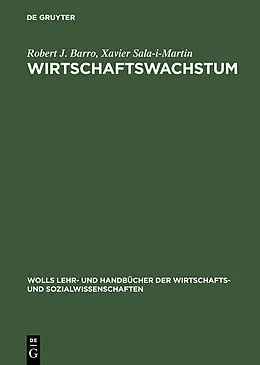 PDF Wirtschaftswachstum von Robert J. Barro, Xavier Sala-i-Martin