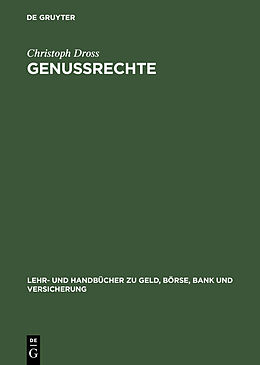 E-Book (pdf) Genussrechte von Christoph Dross