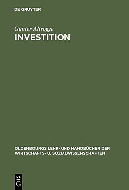 E-Book (pdf) Investition von Günter Altrogge