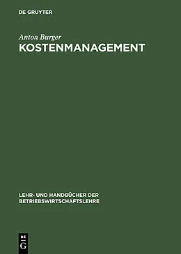 E-Book (pdf) Kostenmanagement von Anton Burger