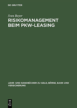E-Book (pdf) Risikomanagement beim Pkw-Leasing von Sven Beyer