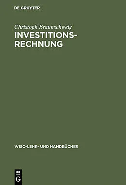 E-Book (pdf) Investitionsrechnung von Christoph Braunschweig