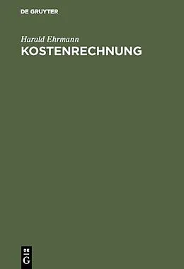 E-Book (pdf) Kostenrechnung von Harald Ehrmann