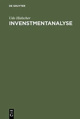 E-Book (pdf) Invenstmentanalyse von Udo Hielscher