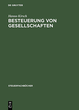 E-Book (pdf) Besteuerung von Gesellschaften von Hanno Kirsch