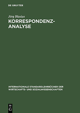 E-Book (pdf) Korrespondenzanalyse von Jörg Blasius