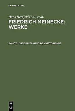 E-Book (pdf) Die Entstehung des Historismus von Friedrich Meinecke