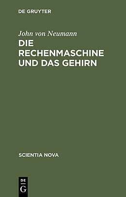 E-Book (pdf) Die Rechenmaschine und das Gehirn von John von Neumann