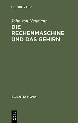 E-Book (pdf) Die Rechenmaschine und das Gehirn von John von Neumann
