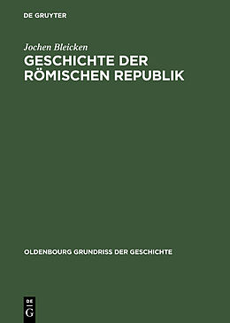 E-Book (pdf) Geschichte der römischen Republik von Jochen Bleicken