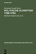 E-Book (pdf) Politische Schriften 17881790 von Emmanuel Joseph Sieyès