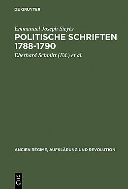 E-Book (pdf) Politische Schriften 17881790 von Emmanuel Joseph Sieyès