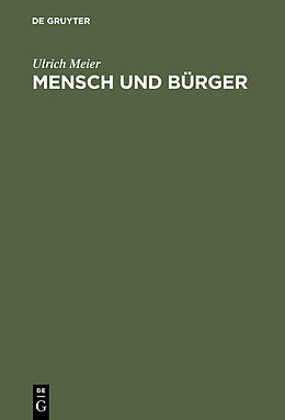 E-Book (pdf) Mensch und Bürger von Ulrich Meier