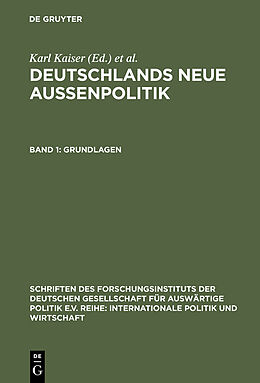 E-Book (pdf) Deutschlands neue Außenpolitik / Grundlagen von 